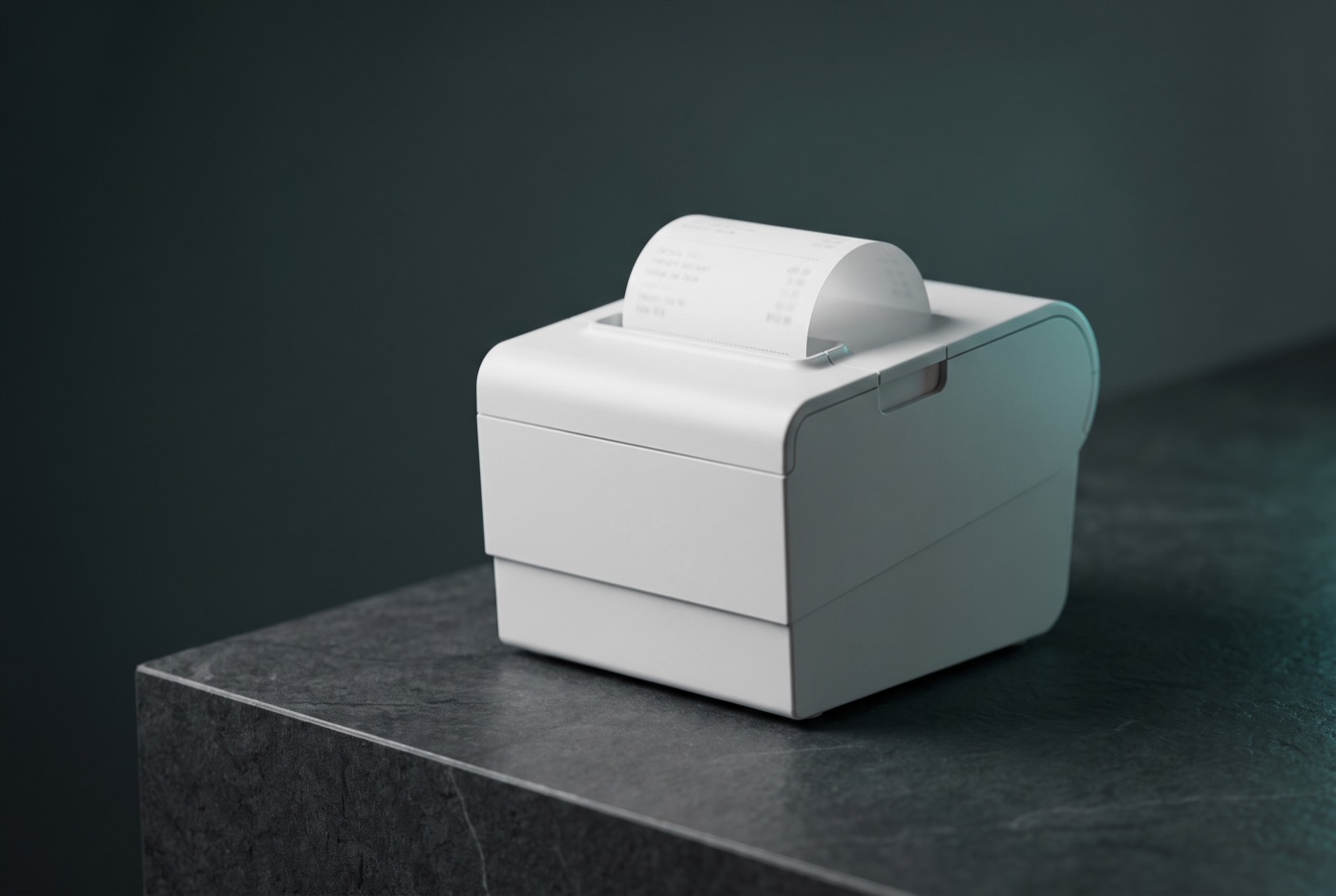 Compacte ticketprinter met een bonnetje