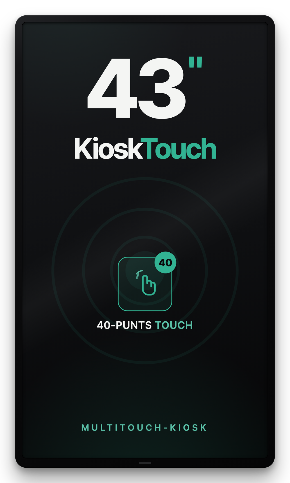 KioskTouch 43 inch touchscreen