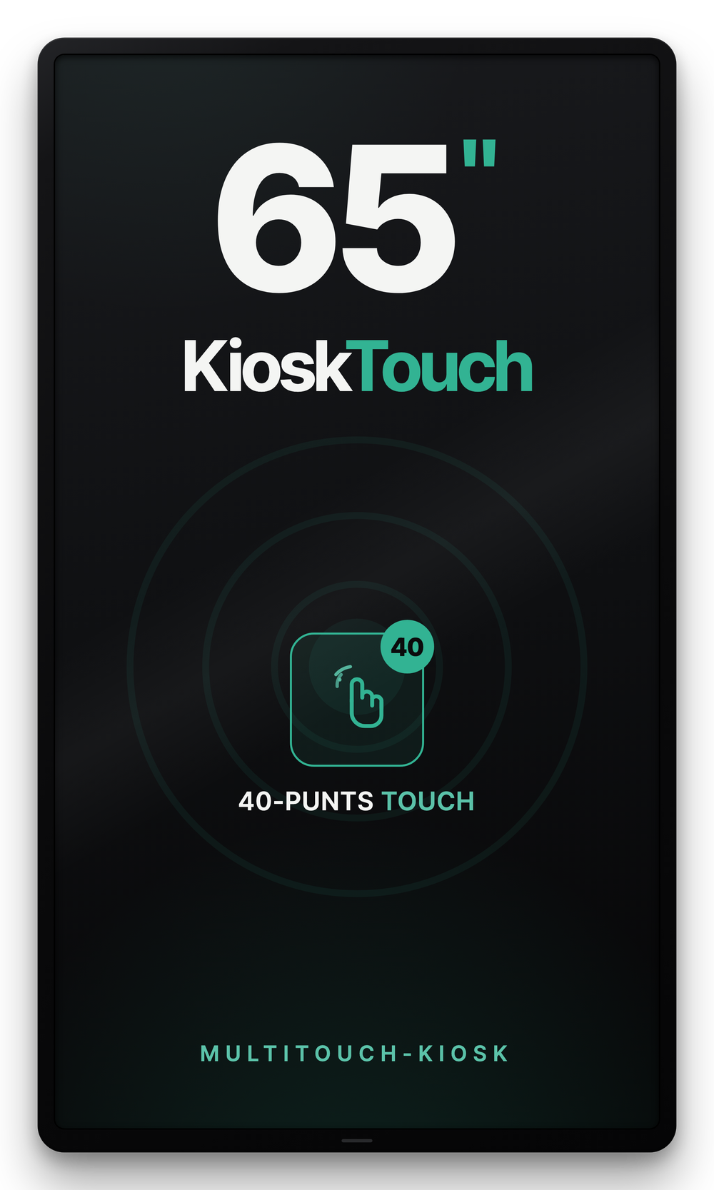 KioskTouch 65 inch touchscreen